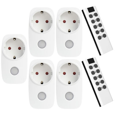 2022 New 220V 16A Wireless Remote Ultra Long-Distance Control Switch Socket Home Light EU Plug Simple Suitable For The Elderly
