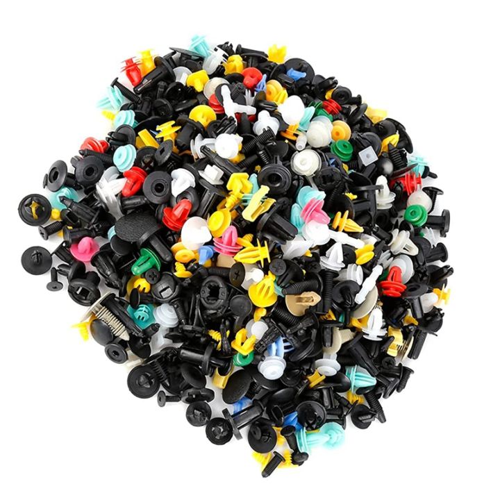 1000pcs-car-clips-fastener-screws-bumper-interior-decoration-trim-auto-plastic-random-mixing-plastic-universal