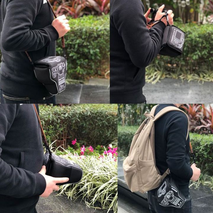 กระเป๋า-dslr-ปกป้องการกระแทกแบบพกพาถุงเก็บกล้องอุปกรณ์เสริมกล้องฝาครอบเลนส์กล้องป้องกันการกระแทกสำหรับถ่ายภาพ
