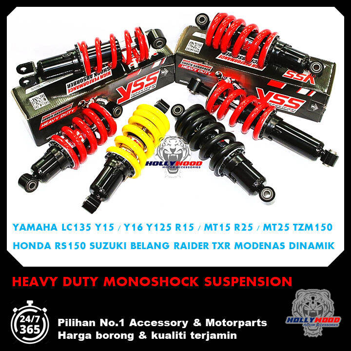 YSS MONOSHOCK tugas berat SPRING penggantungan BESAR Y16 Y15 LC135 ...