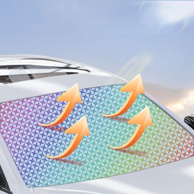 hot【DT】 Car Windshield Sunshade UV Visiere Protection Curtain Sunshades Film Retractable Thickened Accessory