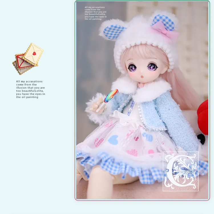 DOLLS DREAMFAIRY1ST GERAÇÃO14 BJD Anime Style Doll De 16 Polegadas Doll  Junto De Bola Conjunto Completo Inclui Roupas De Roupas Kawaii Para Meninas  MSD 230427 De $412,79