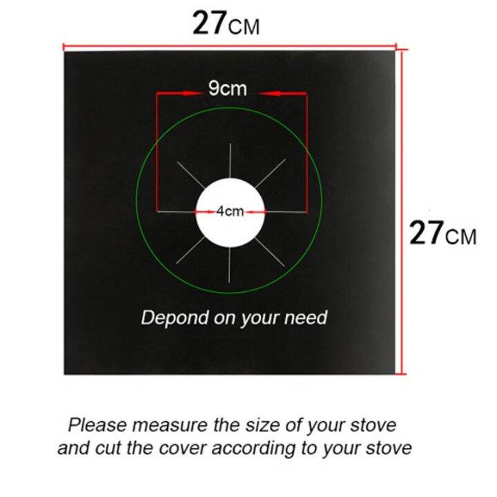 new-weizheng1-1-2-4ชิ้น-ชุดที่ปิดถังน้ำมันหม้อหุงข้าวเครื่องป้องกันเตาเตาแก๊สแผ่นปูรองพื้นอุปกรณ์ครัว