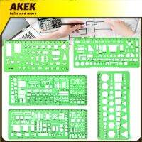 [Old A Hardware] เทมเพลตการวาดภาพอเนกประสงค์สถาปนิก6ชิ้นชุดแผนผังบ้านการออกแบบตกแต่งภายในและไม้บรรทัดเครื่องมือ