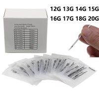 3/5/10/20Pcs Disposable Sterile Body Piercing Needles Medical Tattoo Needle Navel Nipple Lip Navel Ring Kit Surgical Steel Tool