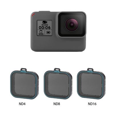 เทเลซิน4แพ็คชุดฟิลเตอร์3 Nd Filternd4 8 16 1 Cpl สำหรับ Gopro Hero7 Hero6 Hero 7 6 5โพลาไรซ์ฟิลเตอร์อุปกรณ์เสริมชุด Filtre