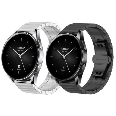 ✳✹✁ 22mm Metal Strap For Xiaomi Watch S2 S1 Active Smart Watch Accessories Stainless Steel Bracelet For Mi Watch Color 2 Watch Band