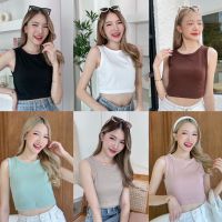 Sumwear.bkk - Everyday tank top 7 สี พร้อมส่ง เสื้อกล้ามครอปรุ่นฮิต ผ้าร่องพรีเมี่ยมไม่บาง ทรงสวยผ้านิ่มอย่างดี everydaylook