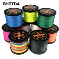 GHOTDA Brand 300M 4Strand Japan Multifilament 100% PE Braided Fishing Line 10LB To 120LB Fishing Lines