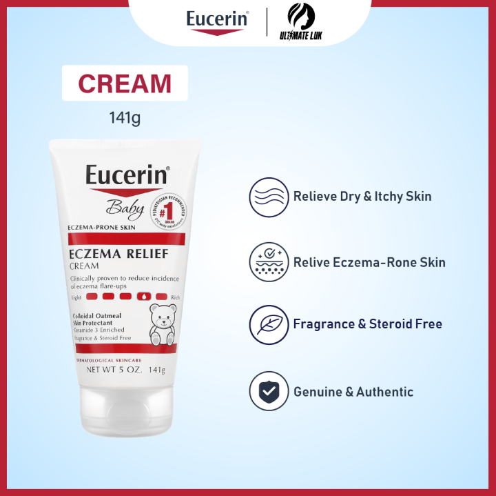 Eucerin, Baby, Eczema Relief Cream, 5 oz (141 g) - 8oz (226g) | Lazada ...