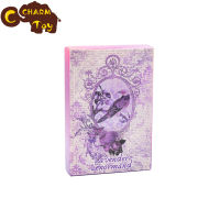 ของเล่นเสน่ห์ลาเวนเดอร์ Lenormand Oracle บัตรทำนายโชคชะตาไพ่ทาโร่เกมกระดานสำหรับพบปะครอบครัวปาร์ตี้วันหยุด