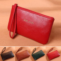 Vintage Women Soft Leather Zipper Clutch Wallet Female Purse Ladies Multi-function Simple Coin Purse