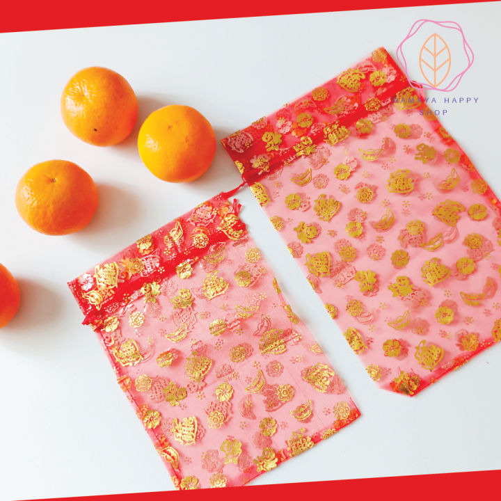 10-ใบ-ถุงใส่ส้มตรุษจีน-ถุงแดงพิมพ์ลายมังกรทอง-ถุงแดงใส่ส้ม-ถุงส้มตรุษจีน-ถุงส้มมงคล-สำหรับส้ม-4-ลูก