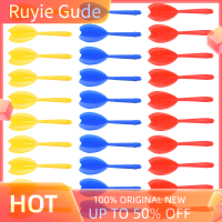 Ruyie 30pcs ABS Multicolor ทนทานพลาสติกลูกดอกเพลาเที่ยวบินชุดเปลี่ยนลูกดอก