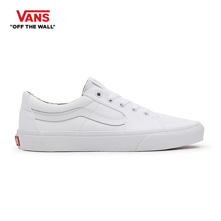 VANS SK8Low (Smell The Flowers) true white/true white รองเท้า ผ้าใบ