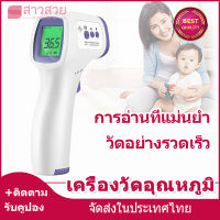 【หุ้นที่มีอยู่】เครื่องวัดอุณหภูมิ แบบอินฟราเรด เครื่องวัดไข้ มาพร้อมหน้าจอแสดงผล LED วัดไข้อินฟาเรด ไม่ต้องสัมผัส ขนาดพอดีมือ