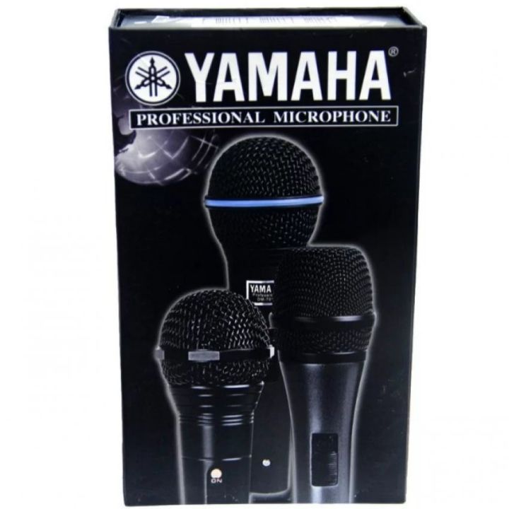 yamaha-ไมโครโฟนร้องเพลง-สีดำ