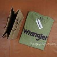 WRANGLER เสื้อยืดผู้ชาย / ผู้หญิงผ้าฝ้ายนำเข้าพรีเมี่ยม 30S