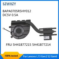 New Original For Lenovo ThinkPad L13 Gen2 S2 Gen6 Laptop Heatsink Cooling Fan 5H41B77215 5H41B77214 BAPA0705R5HY012 DC5V 0.5A