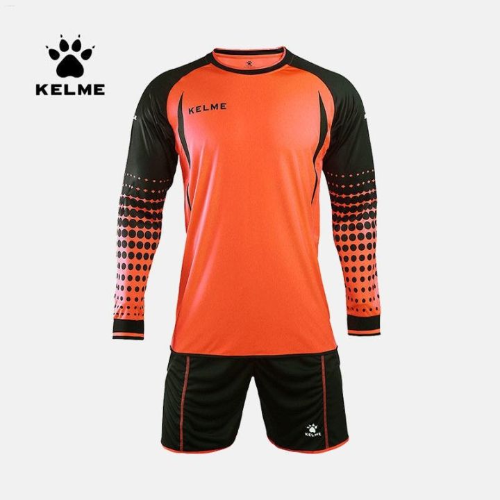 kelme-kelme-ชุดสูทแขนยาวชุดผู้รักษาประตูการแข่งขันฟุตบอลอย่างเป็นทางการชุดผู้รักษาประตูฝึกเกมกำหนดเองโอกาส