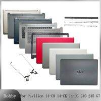 สำหรับ HP Pavillion 14-CM 14-CK 14-DG 240 245 246 G7ปกหลัง LCD/ฝาปิดโน้ตบุค/ฝาครอบกรณีวางฝ่ามือบน/เคสด้านล่าง/บานพับ