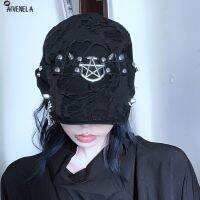 Punk หมวกผู้หญิง Gothic Hole Rivet จิตรกร Beret หมวก Streetwear หมวก AFC2032