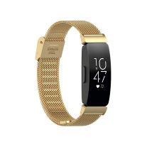 นาฬิกาข้อมือ Milanese Gelang Tali Unfitbit Inspire 2 3สแตนเลสนาฬิกาตาข่าย Pergelangan Tanga Tanga เข็มขัดห่วงสำหรับ Fitbit HR Inspire / - ขายดี Aboasv