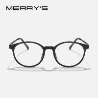 MERRYS DESIGN R Oval Glasses Frame For Men Women Pure Titanium Ultra-Light And Comfortable TR90 Optics Eyeglasses S2838