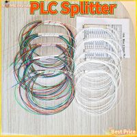 10pcs/lot 1x2 1x4 1x8 1x16 without connector cable fiber optic PLC splitter bare fiber 0.9mm 24 Ports PLC Splitter Blockless.