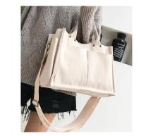 Women bags กระเป๋าแคนวาสใบใหญ่ กระเป๋าผ้า canvas มีหลายช่อง (can1)