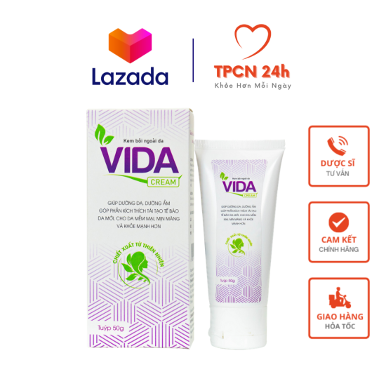 Kem bôi vida cream - hỗ trợ điều trị viêm da cơ địa - ảnh sản phẩm 1