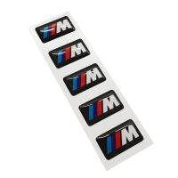 5Pcs สำหรับ BMW M Tec สติกเกอร์โลหะ Sport โลหะผสมสติ๊กเกอร์ขอบล้อกีฬา17มม.* 9มม.UK STOCK