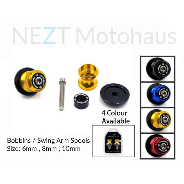 Bobbins / Swing Arm Spools Bobbin Motorcycle M6 M8 M10 Penahan Motor