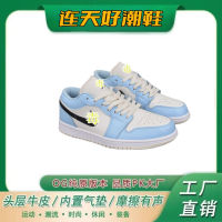 Putian Explosions  1 Pure Original T Joint Black Samurai Barb 1 Sky Blue Brown Low Top Mens And Womens Basketball Shoes