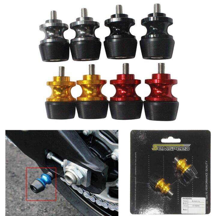 Motorcycle 10MM 6mm 8mm M8 Swingarm Spool Slider Stand Screws For