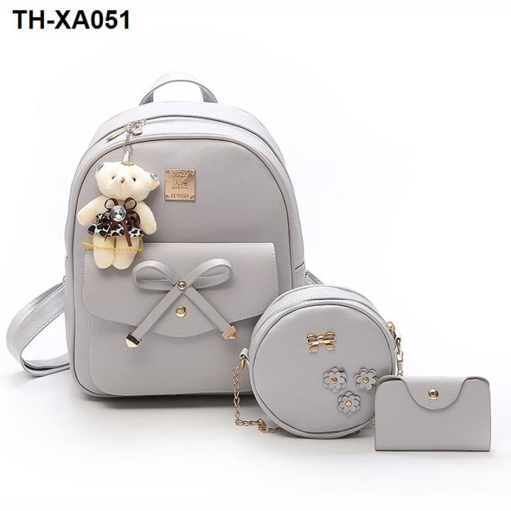 bag-in-the-new-female-bag-2023-butterfly-knot-mother-pack-han-edition-pu-backpack-three-piece-multipurpose-female-student-package