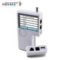 NOYAFA NF-3468ทดสอบสายเคเบิลเครือข่าย4 In 1,เครื่องทดสอบสายเคเบิ้ลแบบพกพา USB RJ11 RJ45แบบ BNC