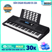 [Hàng chính hãng] Đàn organ di động (Keyboard) Roland EX20A (Gồm Đàn, Nguồn, Giá nhạc) - Arranger Keyboard E-X20A - Roland EX20 Portable Keyboard