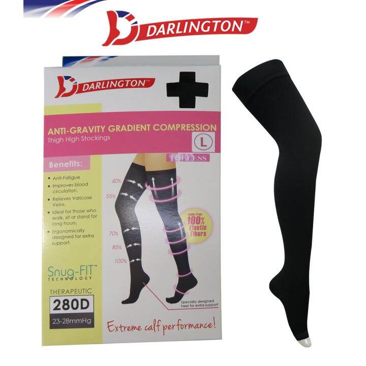 Darlington Toeless Thigh High Compression Stockings MT1003 Lazada PH