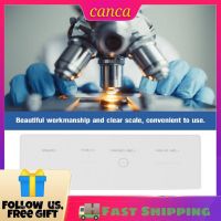 ✿canca Microscope Objective Micrometer Calibration Slide Glass Stage Micrometer DIV 0.01mm