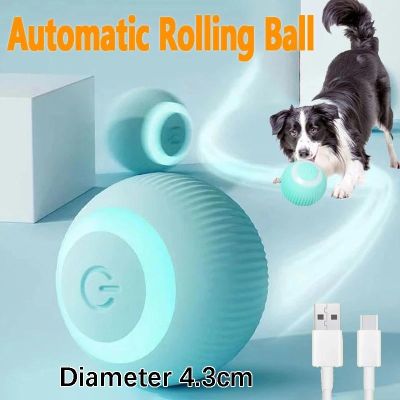 【YF】 Smart Cat Toys Automatic Rolling Ball Electric Interactive For Cats Training Self-moving Kitten Pet Accessories