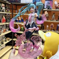 ใหม่23ซม. Hatsune Miku Happy Birthday Miku Vocaloidanime Pvc Action Figure Collection ตกแต่งของเล่น Childs วันเกิด Gifts888