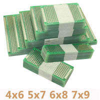 4 Pcslot 4X6 5X7 6X8 7X9 Prototaip Sisi PCB คู่ Papan Litar Bercetak Universal Prototaip สำหรับ Arduino