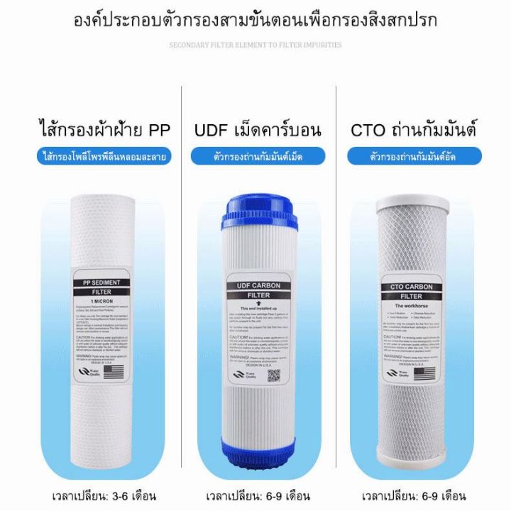 เครื่องกรองน้ำ-3-ขั้นตอน-รุ่น-mineral-กรองแล้วได้เป็นน้ำแร่-มีแร่ธาตุบำรุงร่างกาย-รับประกัน-1-ปี