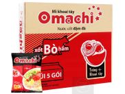 Mì Gói Omachi Sốt bò Hầm & Sườn Hầm Ngũ Quả 30 x 80g __