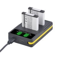 ZZOOI NP-50 Klic-7004 D-Li68 Battery + Charger with Type-c for Fujifilm X20 Fuji x10 F50 F75 F665 F775 F900 EXR F505 F305 F85 F200