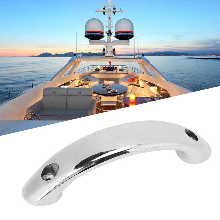 Marine Hand Rail 168mm Stainless Steel Boat Grab Handle Rustproof for
