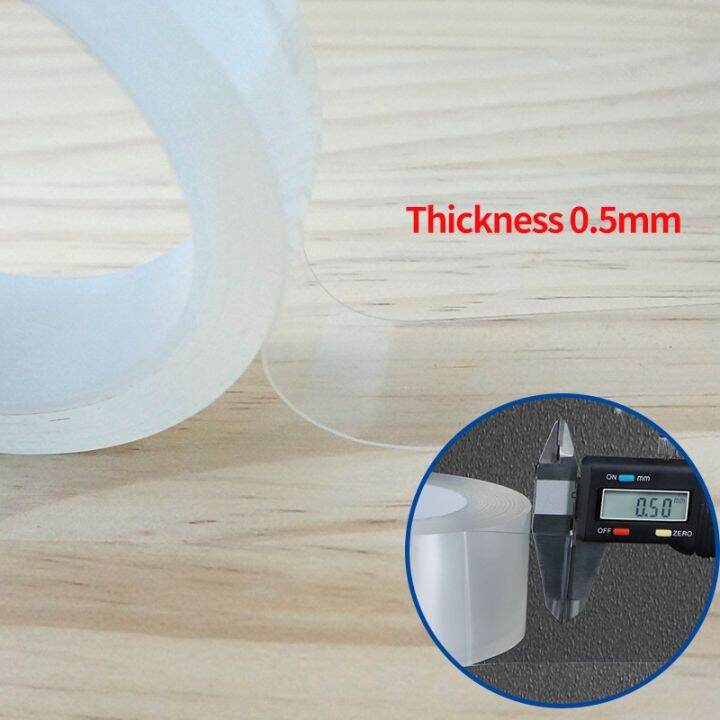 kitchen-sink-waterproof-mildew-nano-tape-transparent-tape-bathroom-toilet-crevice-strip-self-adhesive-pool-water-seal-nano-tape