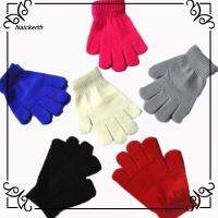 NAICKERTH Winter Kids Boy Girl Knitted Glove Children Stretch