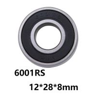 10Pcs/lot 6001Rs Cover Seal Deep Groove Ball Miniature Mini Bearings 6001Rs 6001-Rs 12*28*8Mm 12*28*8 52100 Chrome Steel Furniture Protectors Replacem